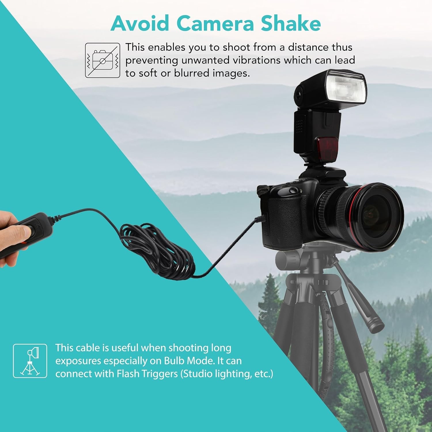 Wired Remote Shutter Release RS-60E3 f Canon EOS R6 V