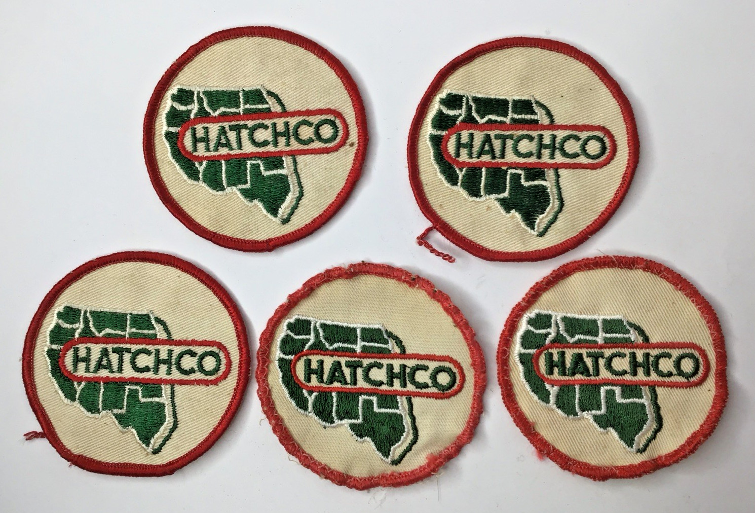 Hatchco Trucking Company Patches 3" Lot of 5