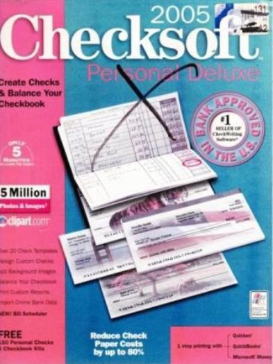Checksoft 2005 Personal Deluxe w/ Manual PC CD create print own custom checks!