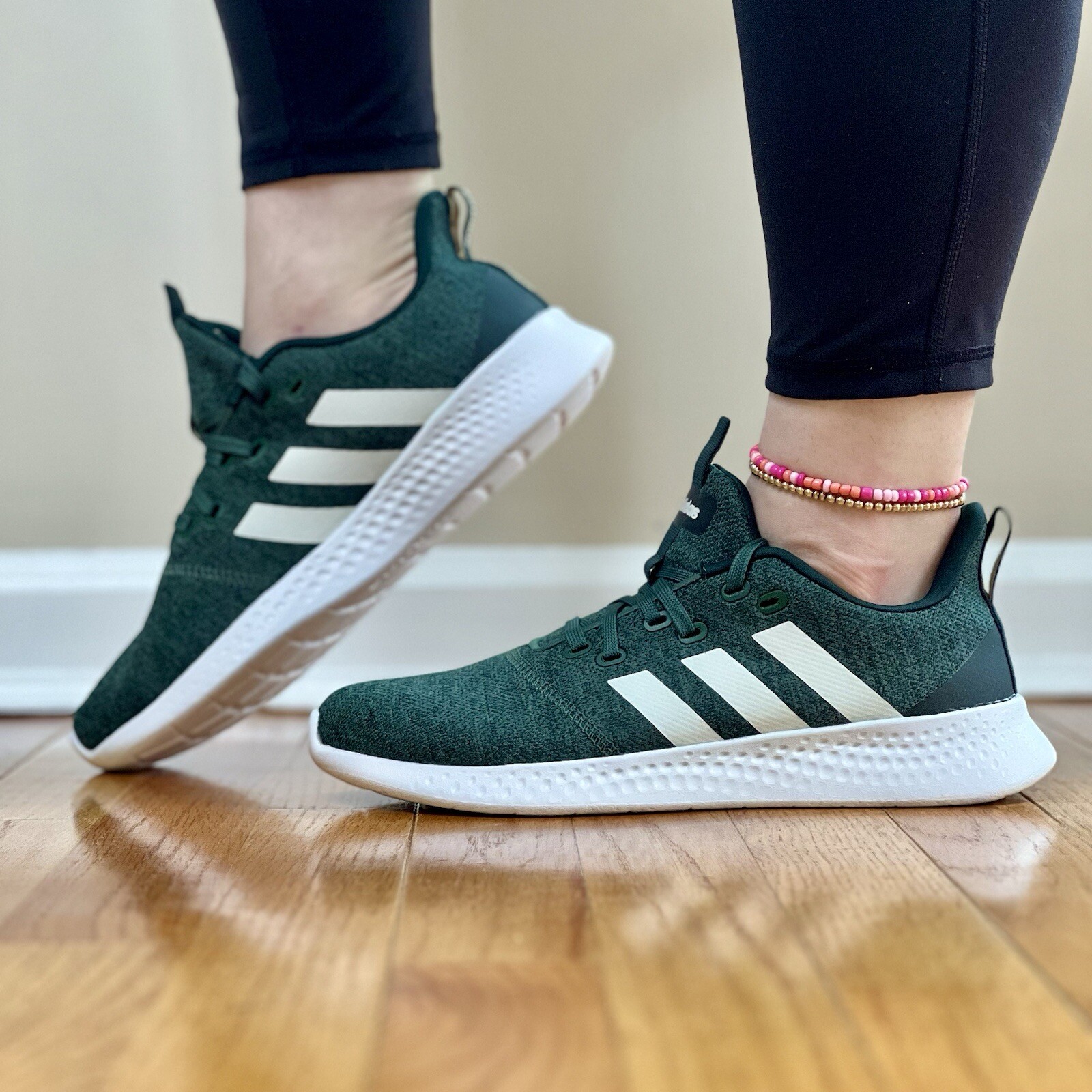 Adidas Puremotion Women's Sneakers Running Shoe Athletic Green Trainers #924