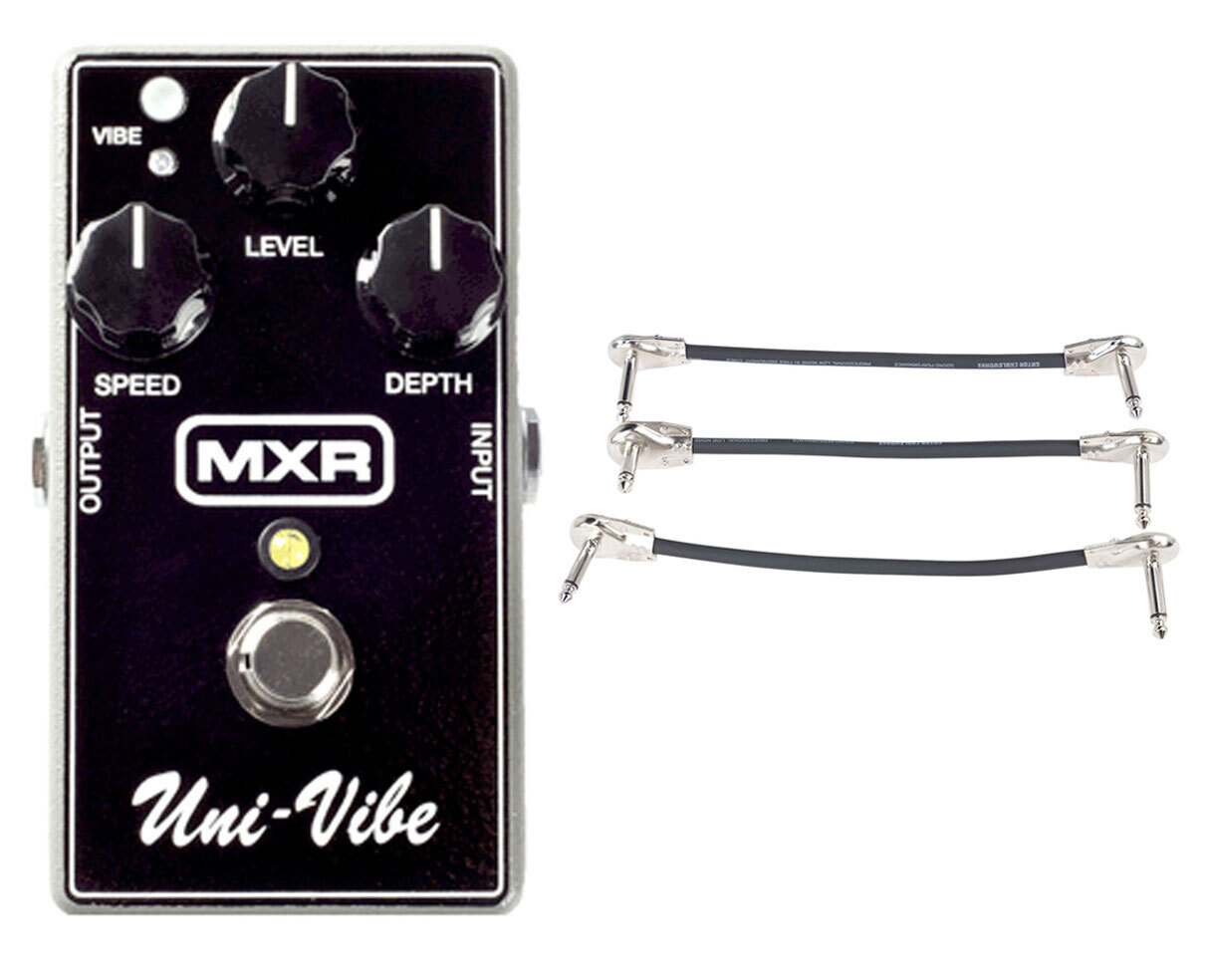 MXR M68 Uni-Vibe + Gator Patch Cable 3 Pack