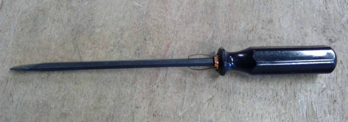 12 1/2" Hold E Zee slotted screwdriver TH-8 Upson tools USA made