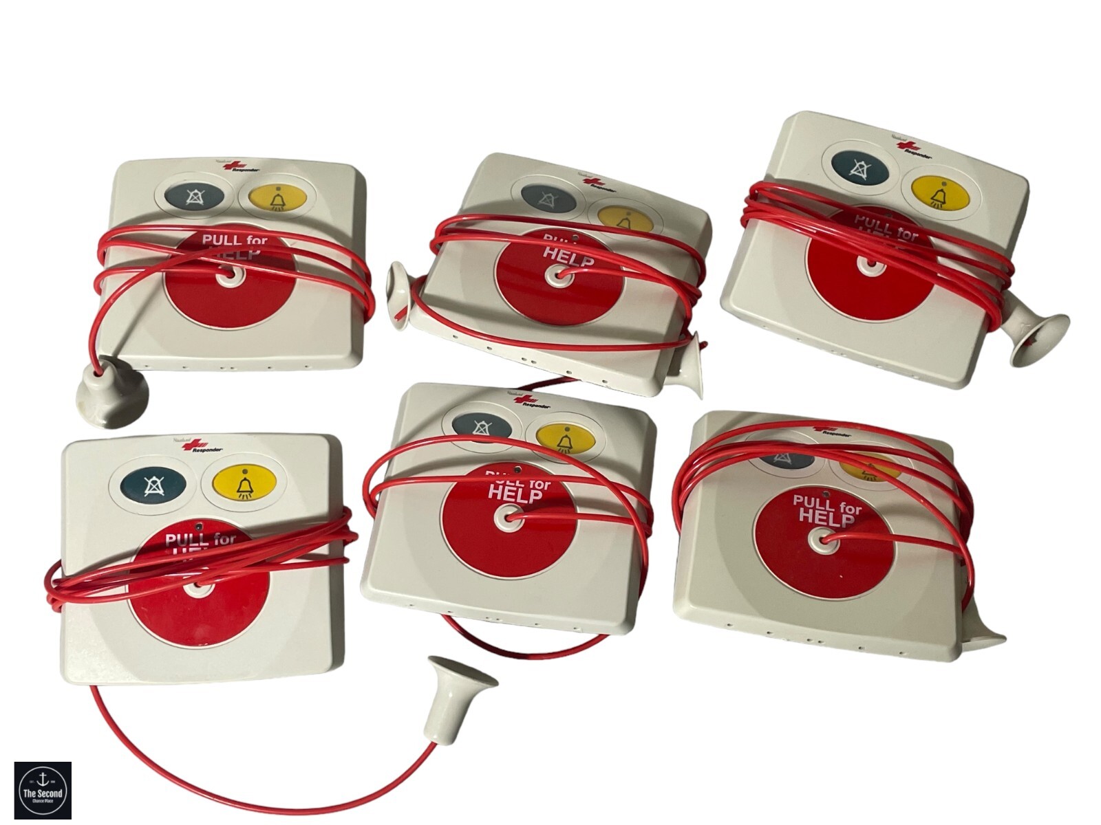 6 x Rauland Responder 5 354002 Pull Station with Call Button Front Covers