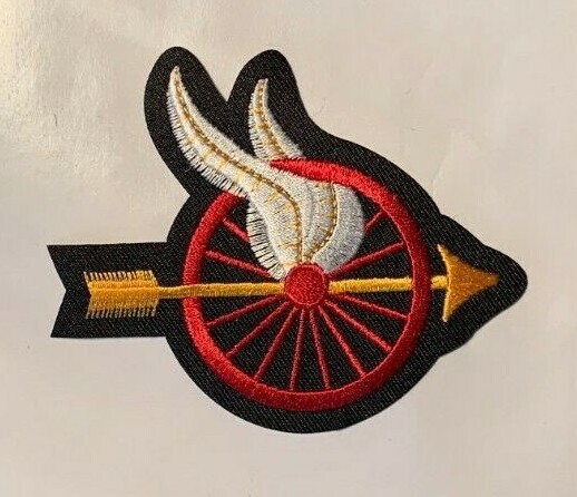 winged wheel patch arrow winged wheel patch biker jacket patch motorcycle patch