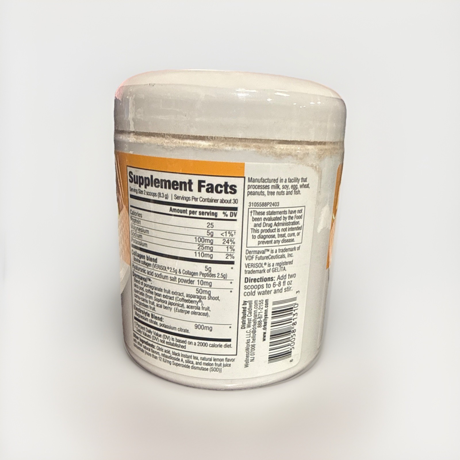 NEW Dr. Kellyann Lemon Iced Tea Collagen Beauty Drink5G Drink 8.36 oz 06/27