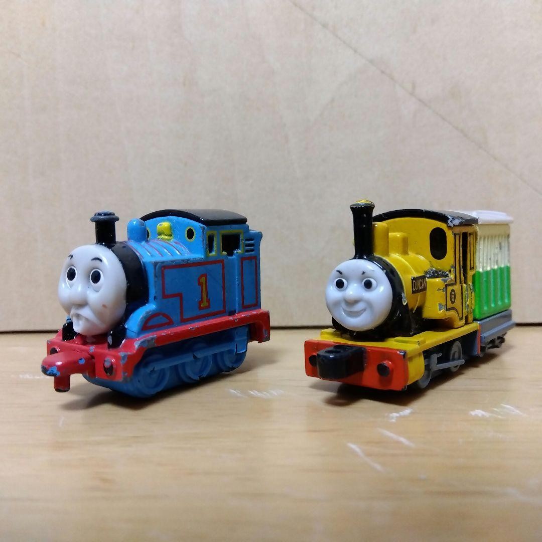 Bandai Thomas Mini Diecast 2 Car Discontinued Vintage Collectible Toy Age 15+