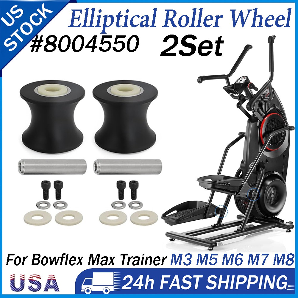 #8004550 Wheel Replacement Arm Roller Kit For Bowflex Max Trainer M8 M7 M6 M5 M3