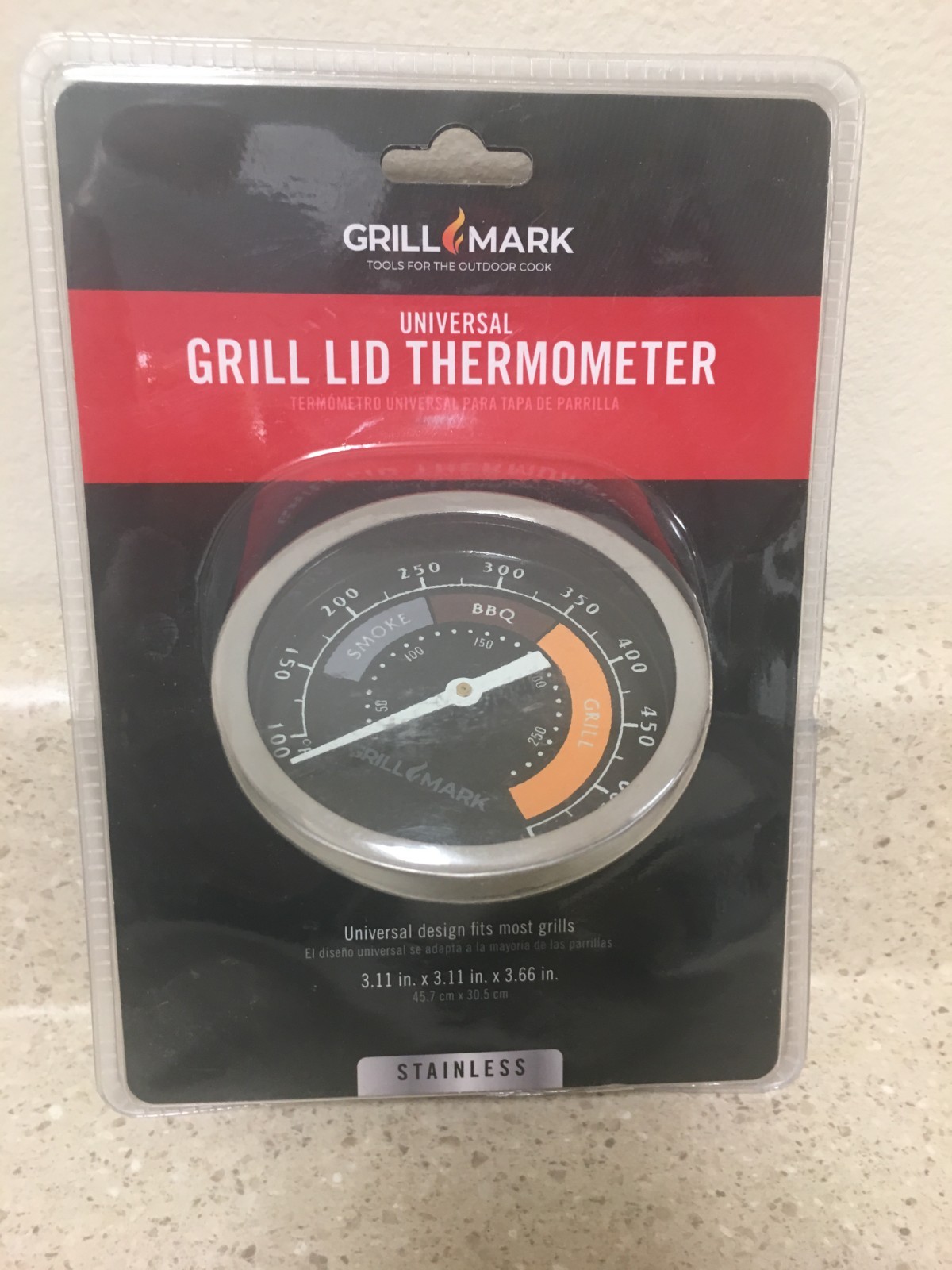 Grill Mark Analog Grill Thermometer
