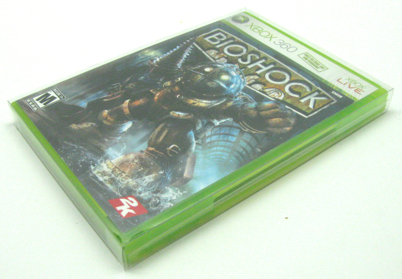 25X XBOX 360 CIB GAME - CLEAR PLASTIC PROTECTIVE BOX PROTECTOR CASE SLEEVE