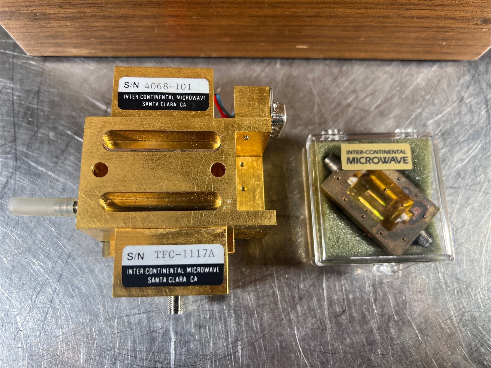 inter-continental microwave TFC-1117A Test Fixture