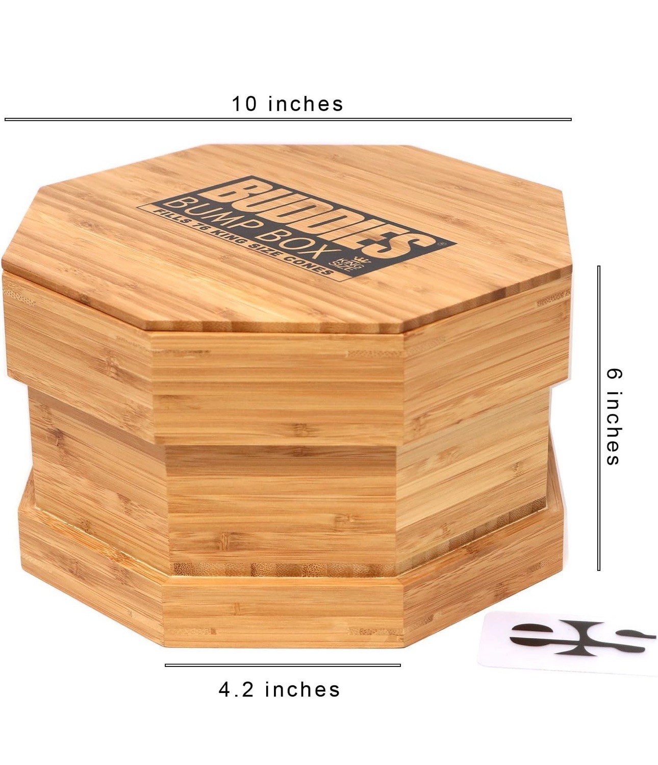 Buddies Rolling Bump Box For 76 Pre Rolled Cones Simple Spray And Pack