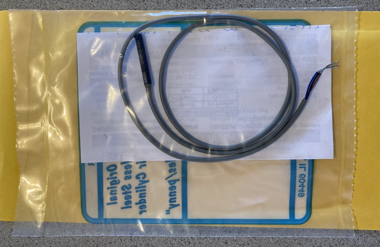 Bimba MSK Sensor NPN GMR Sinking 4mm C-Slot New In Package Industrial Automation