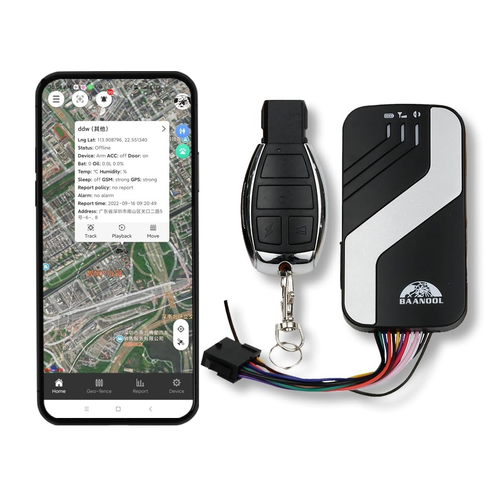 BAANOOL BN 403 A/B 4G GPS Tracker Device for Vehicles No Monthly Fee Car...