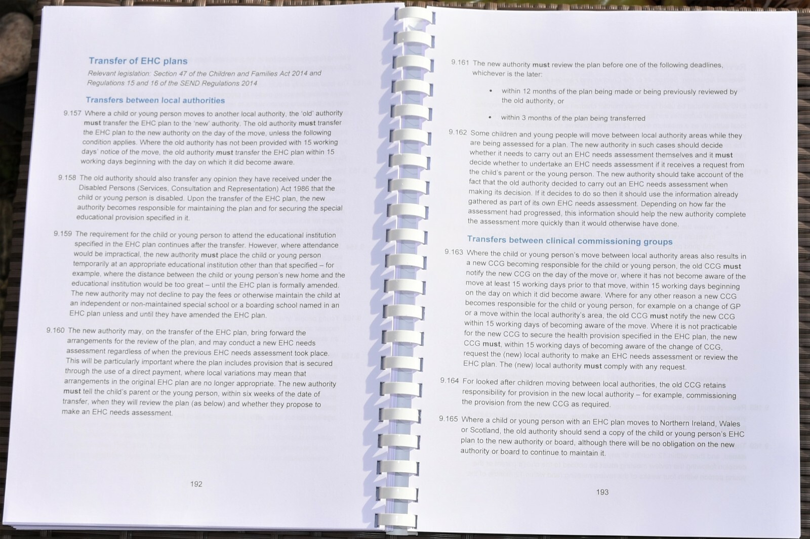 SEND Special Educational Needs & Disability Code of Practice: 0 - 25 Years 2024