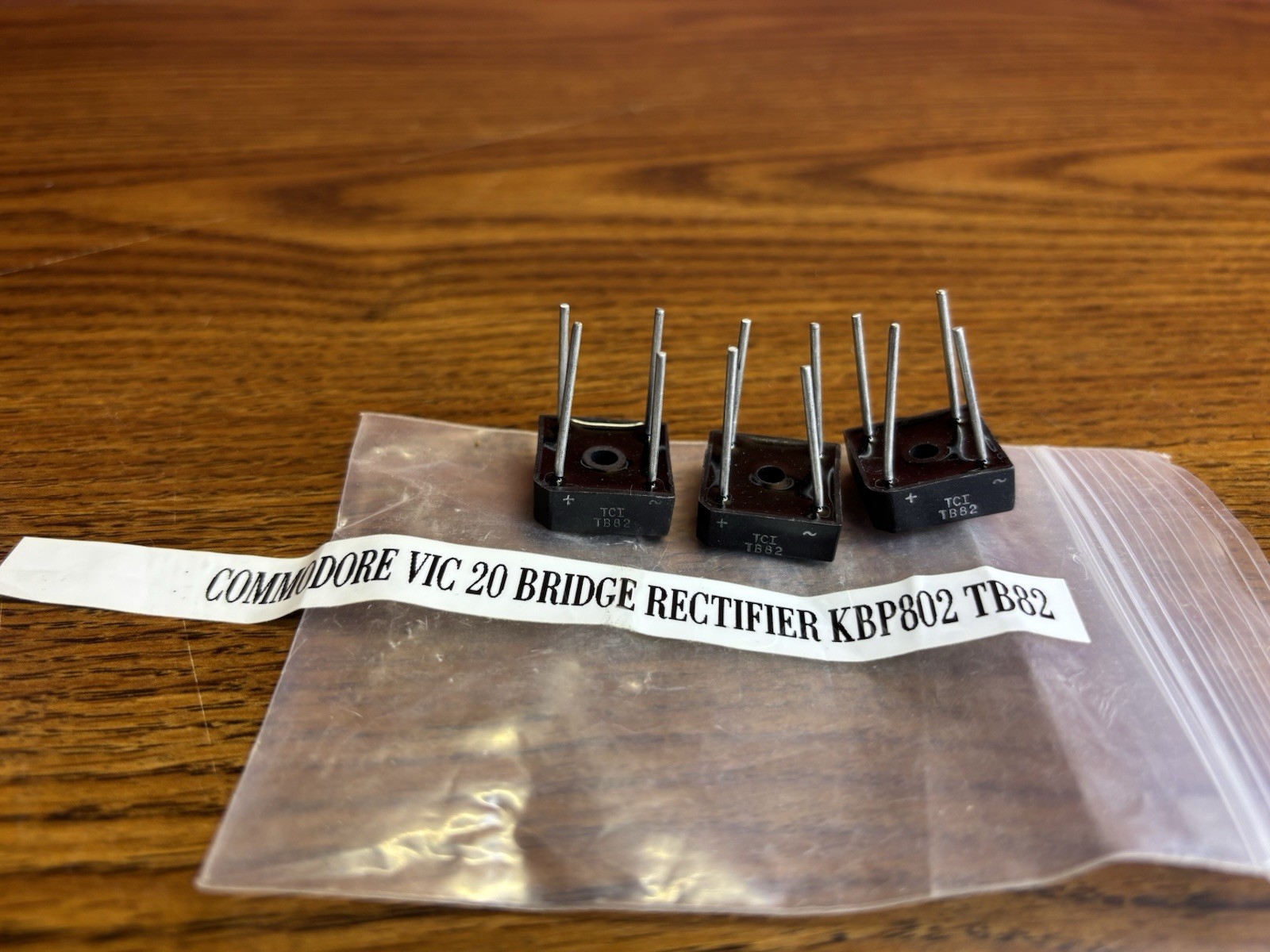 Lot of 3 TB82 KBP802 Bridge Rectifiers Commodore VIC-20 Replacement Parts
