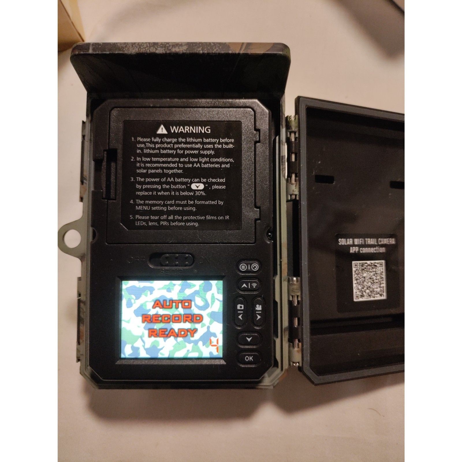 Zelvor Trail Camera - Solar / WiFi Bluetooth Game Camera