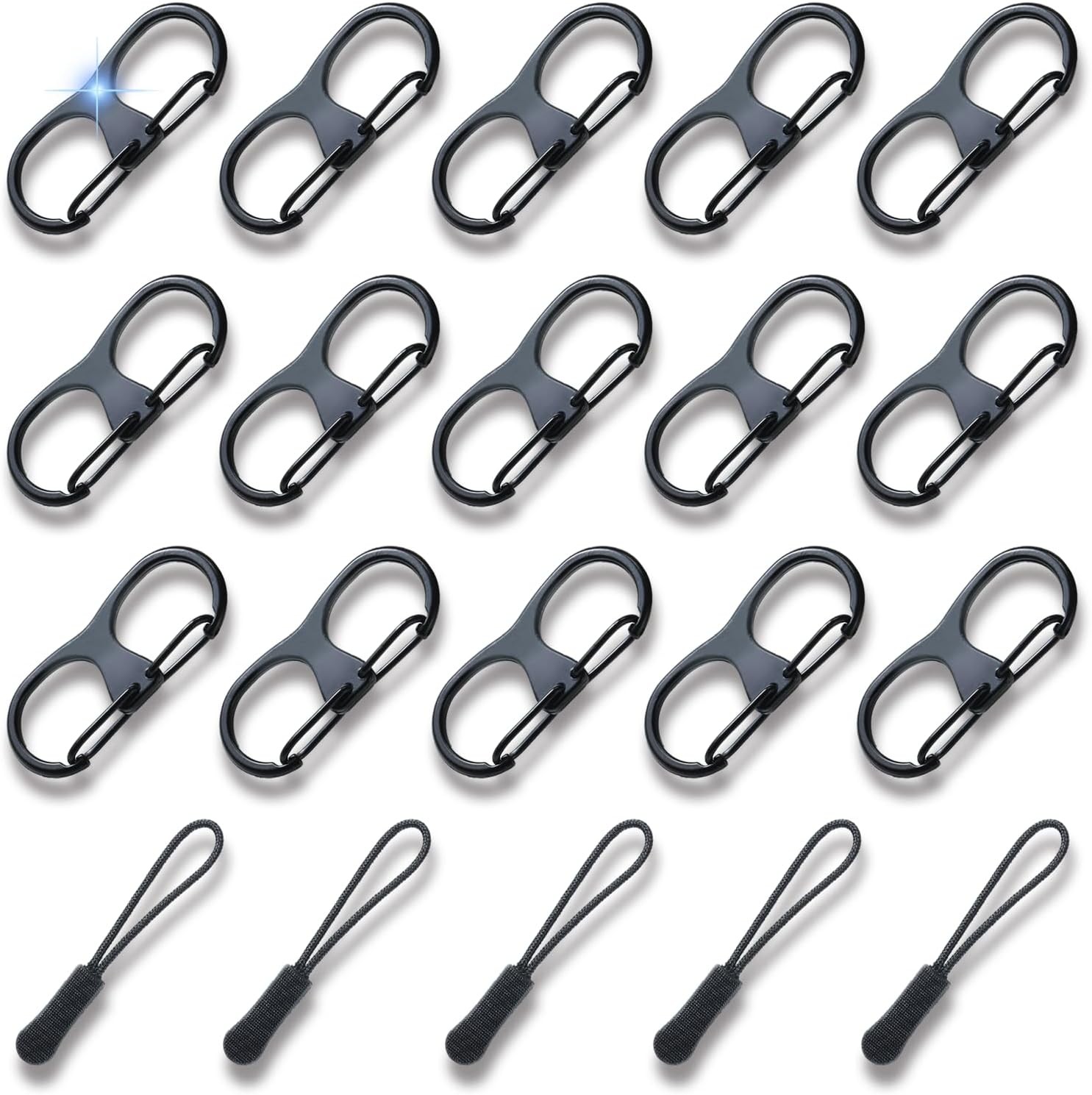 Zipper Clips Anti Theft Set (20 PCS), New 2026 Version Antitheft Zipper Locks