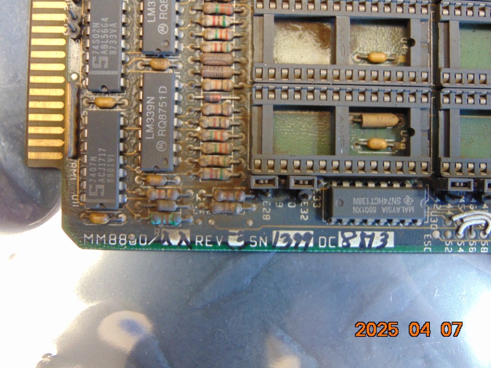 MM8800 MICRO MEMORY BOARD