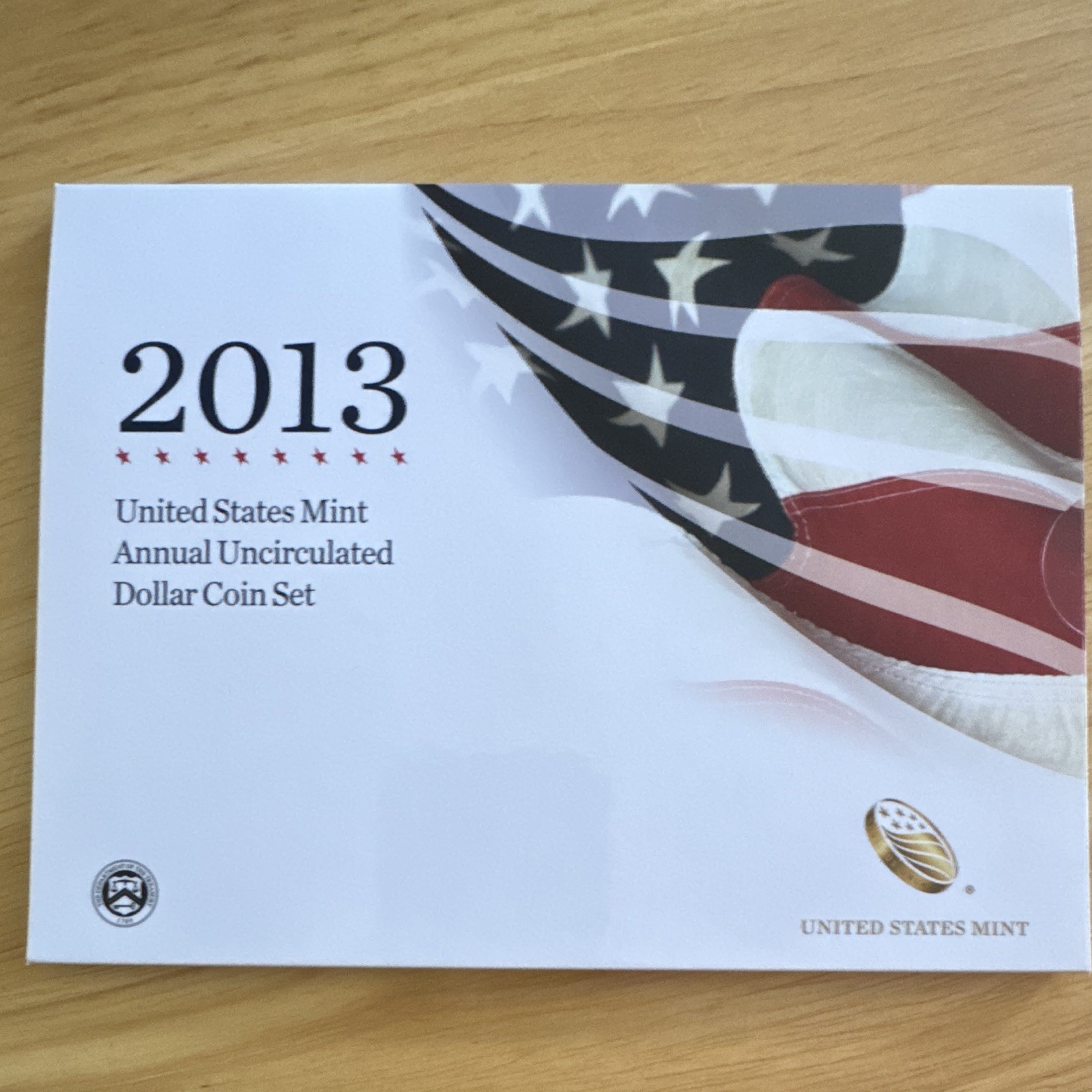 United States Mint 2013 Annual Uncirculated Dollar Coin Set $1 in OGP w/ COA