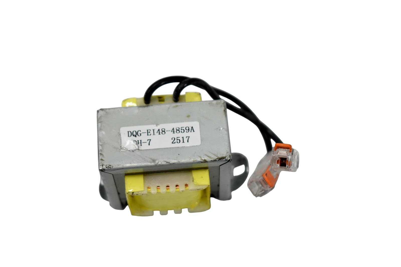 DQG Power Transformer DQG-EI48-4859A Gray 1 Phase Wire Lead AC To AC Unit