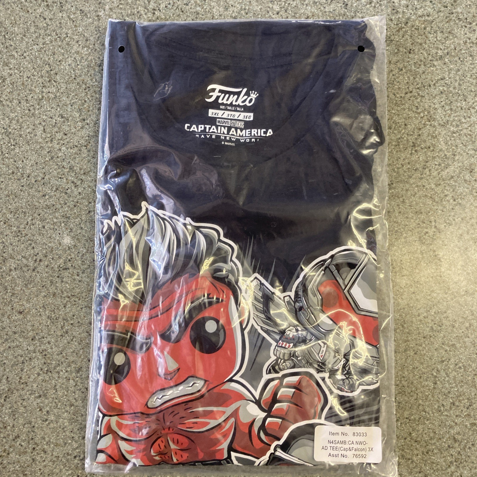 Funko T-Shirt! Captain America, Falcon, Red Hulk Size 3XL MCC Exclusive Tee