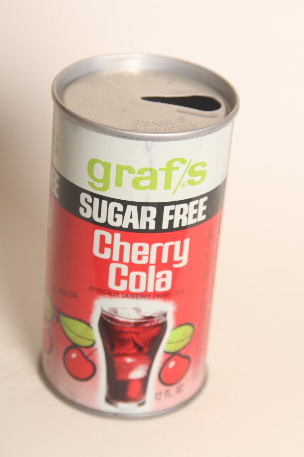 Graf/s Sugar Free Cherry Cola soda can