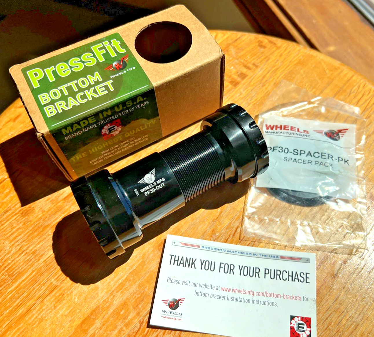 Wheels Manufacturing PF30-OUT 30mm Bottom Bracket PF30 Outboard BB NEW