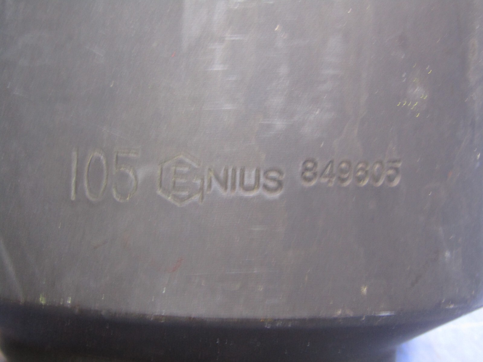 1 – Genius Tools 105 mm 1" Dr. Deep Impact Socket (CR-Mo) – 849605. NEW