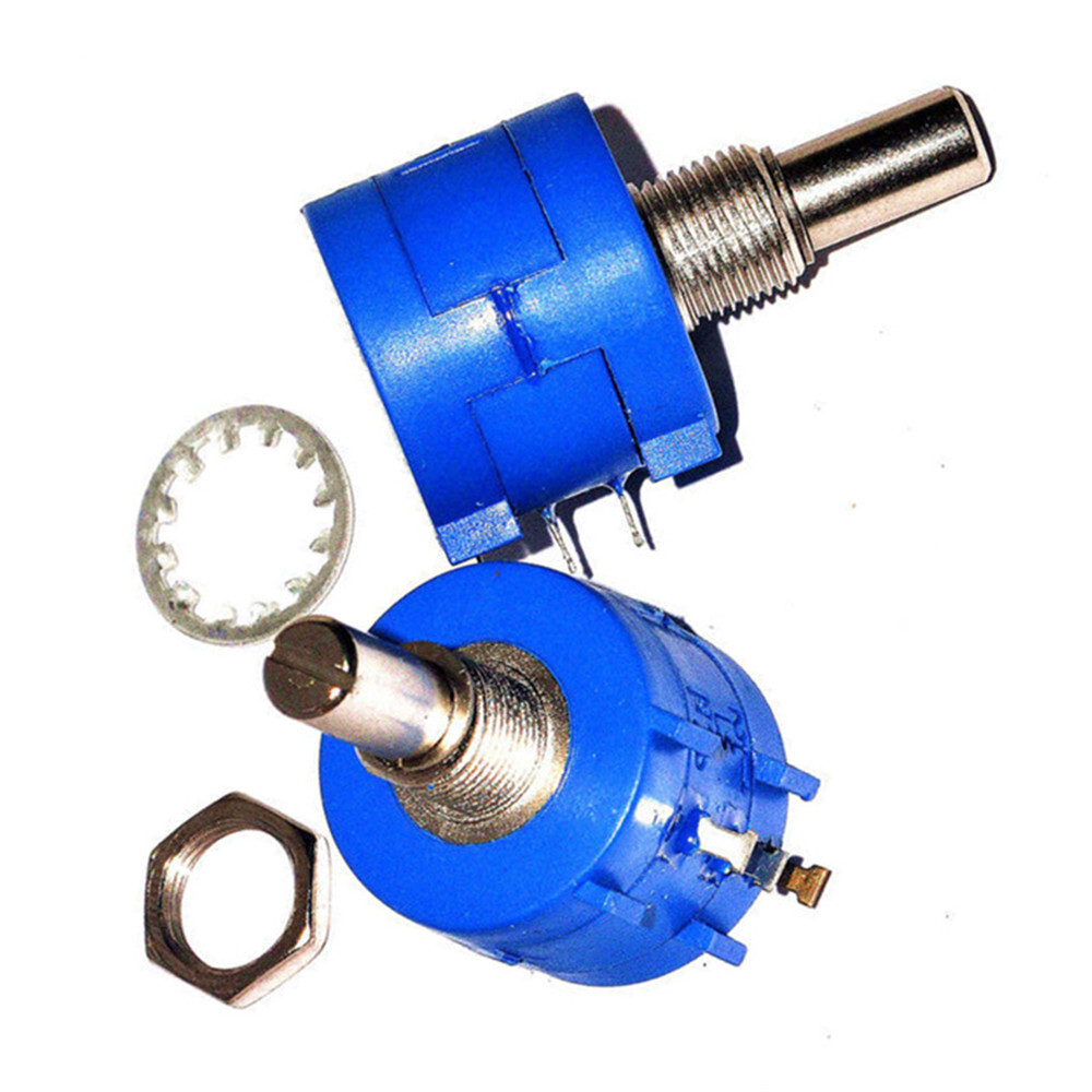 3590S Precision Wirewound Potentiometer 500R1K2K5K10K20K50K100K Ohm Pot 10Turn