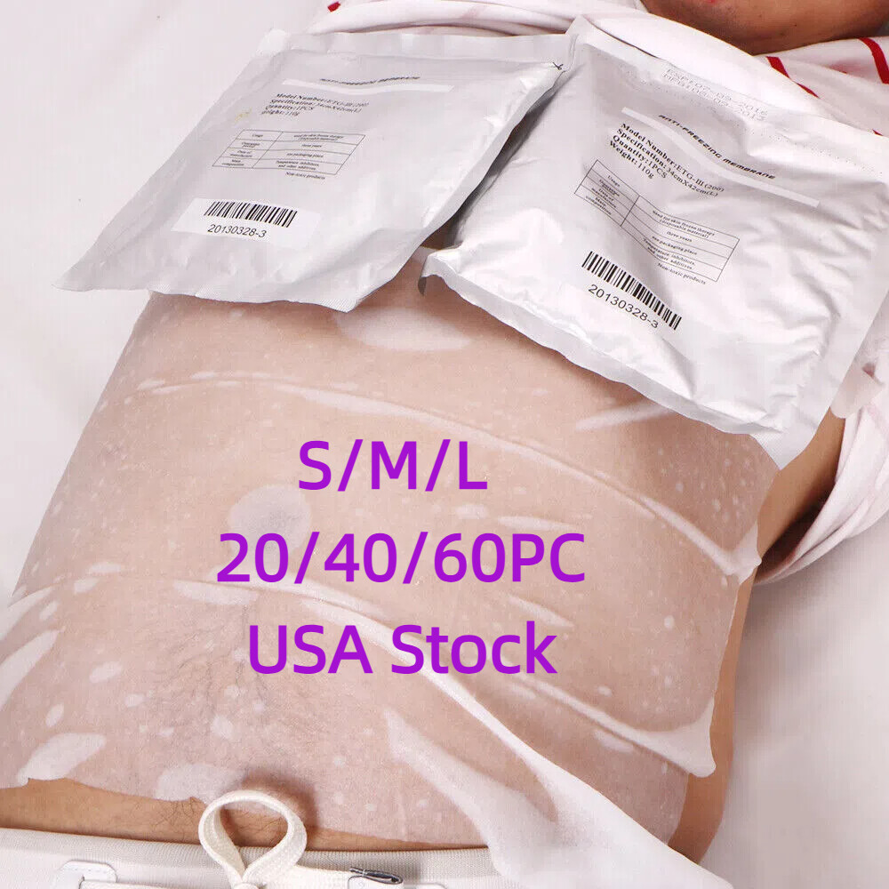 20/40/60PCS Membrane Pads For Freezing Body Beauty Weight Loss Machine US Stock