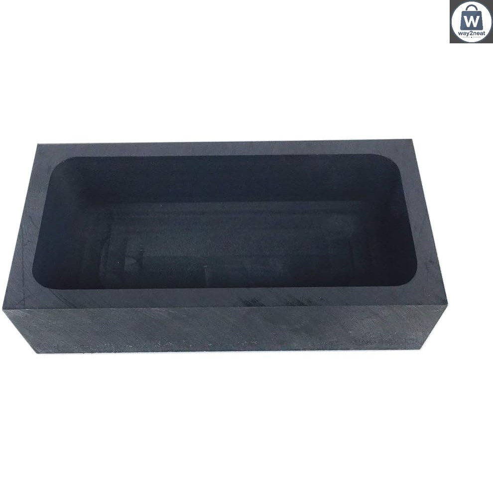 Versatile 1kg Graphite Mold for Melting Gold & Silver - Durable & Lightweight