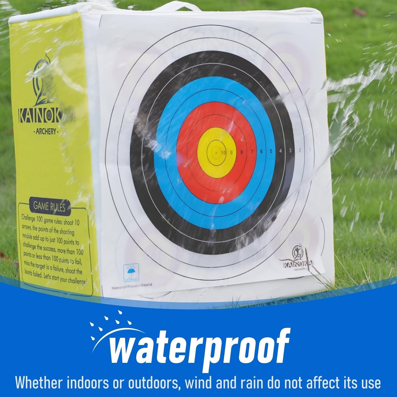 High-Quality Archery Target Paper - 10pcs, Ideal for Competitive Practice