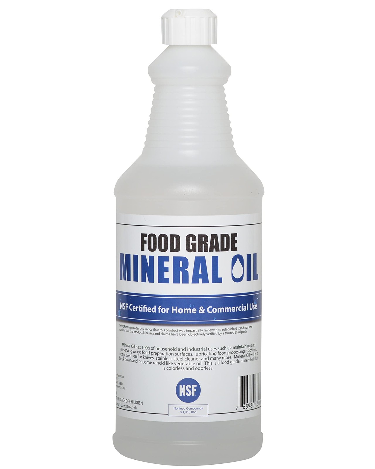 Premium 100% Pure Food Grade Mineral Oil USP, 1 Quart (32 1 ounces)