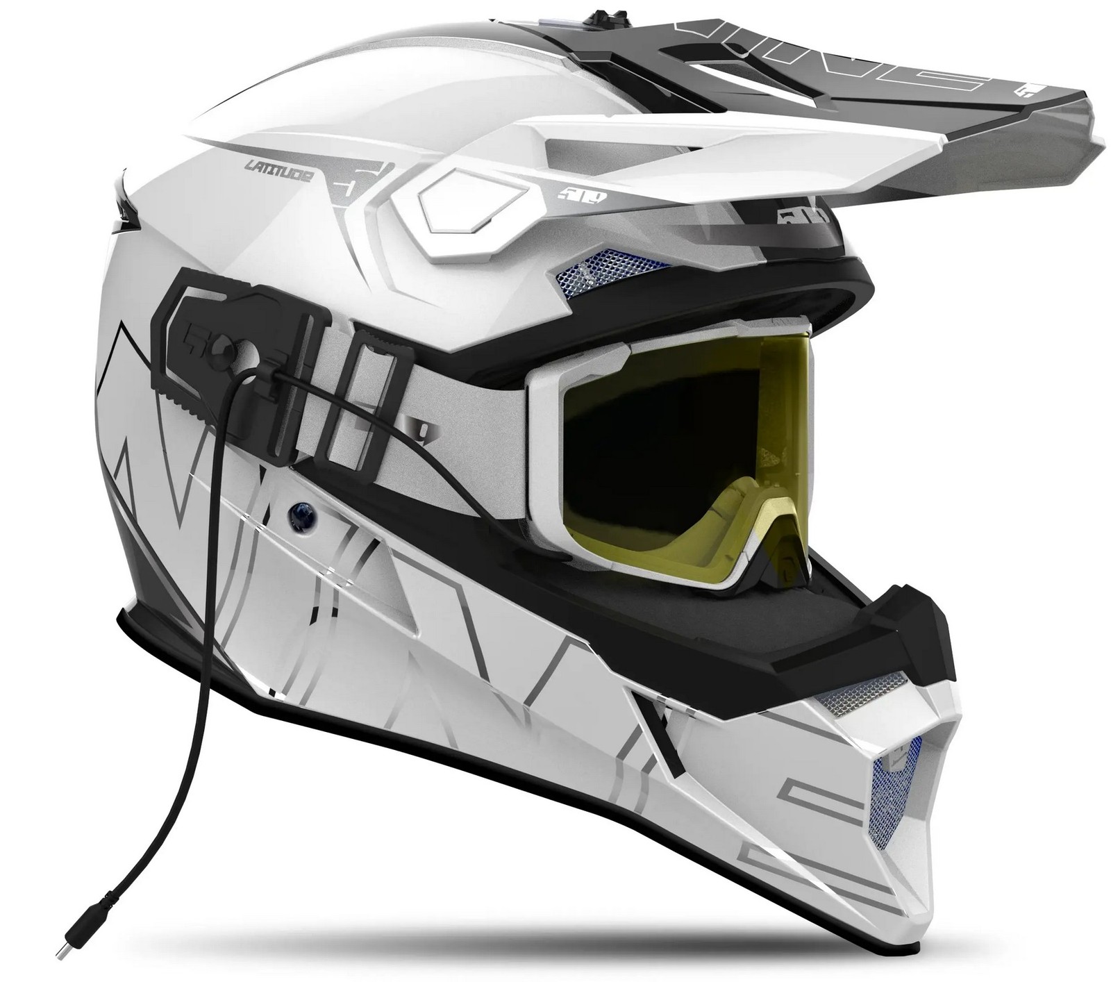 509 Latitude Snow Helmet w/L6 Ignite Goggles Stormchaser 4XL