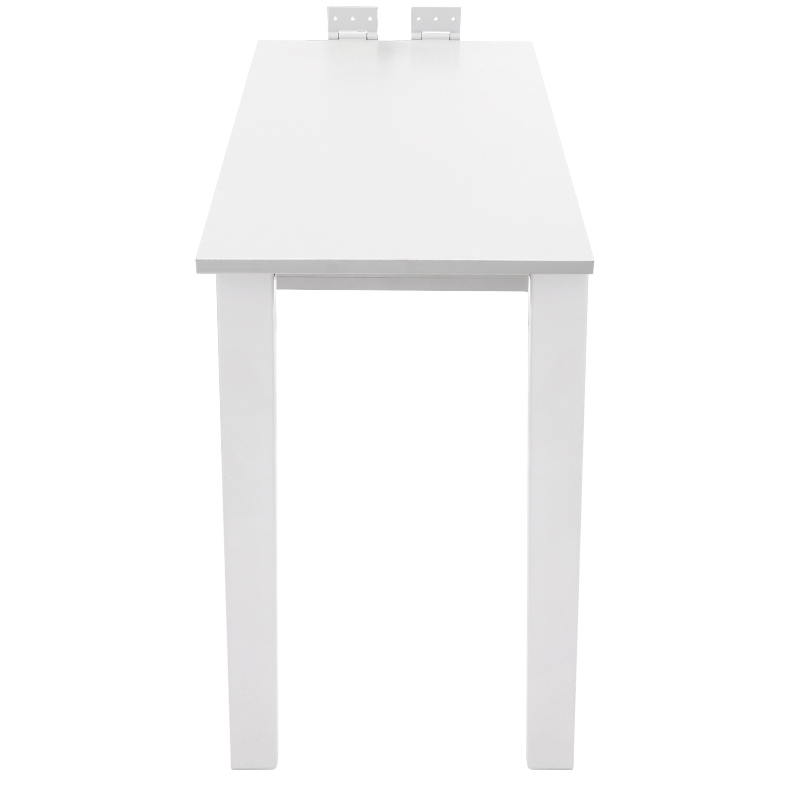 White Indoor Wall Mounted Wood Folding Table Folding Dining Table Load 60kg