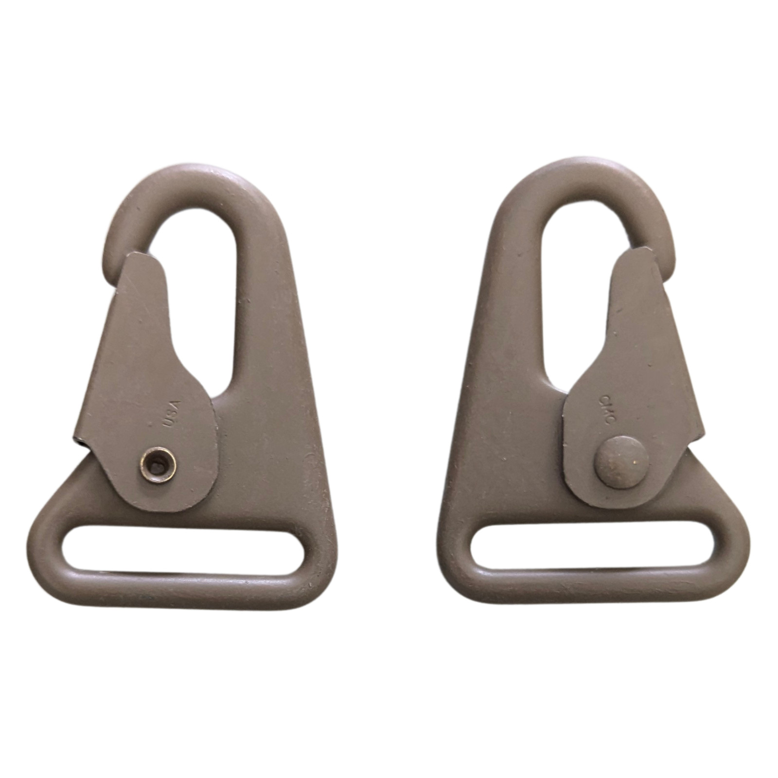 2-Pack US Mil-Spec Tactical HK Snap Clip Gun Gear Equipment 1" Sling Strap