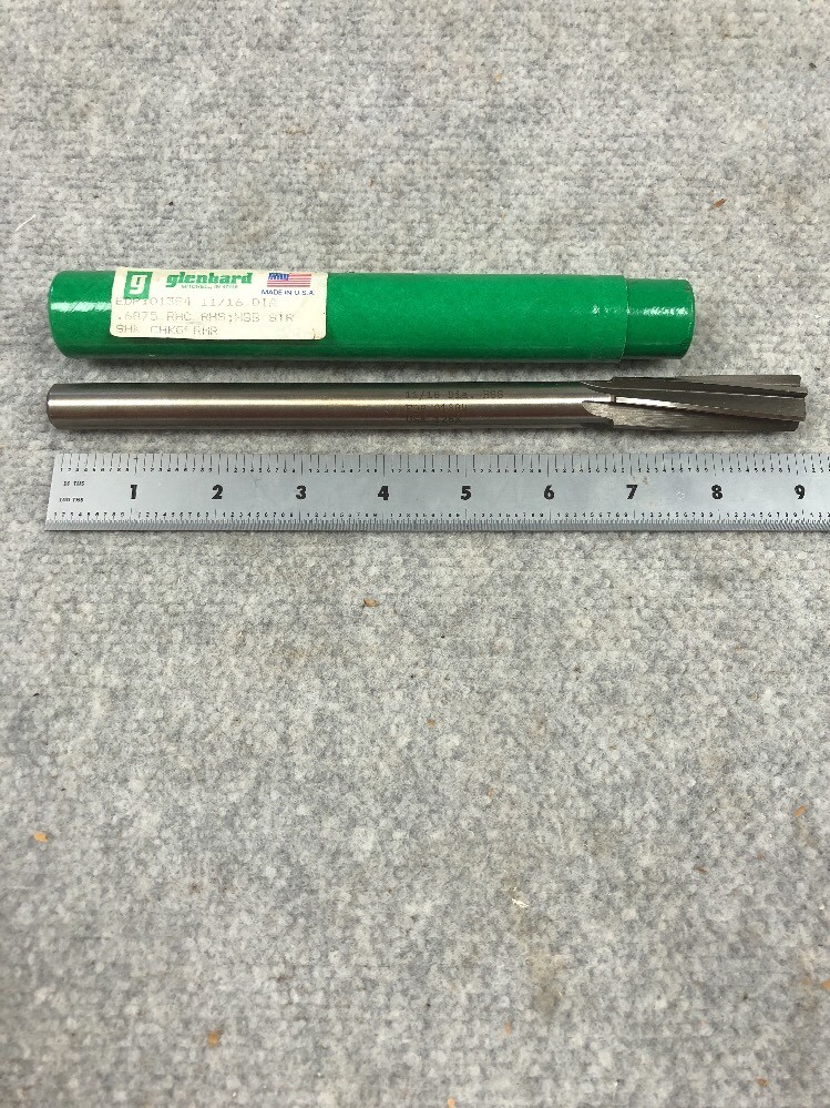 GLENBARD 11/16 HSS Reamer EDP 01384