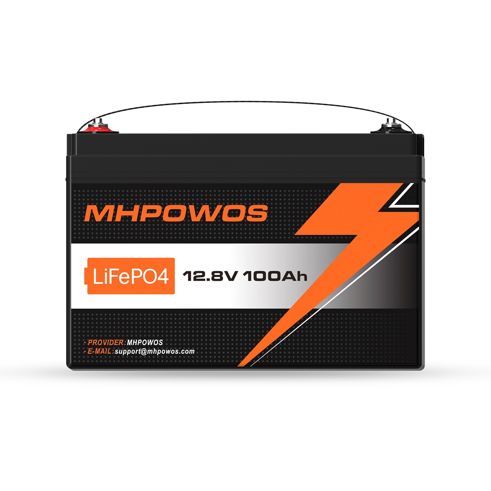 MHPOWOS 12 volt Lithium Battery 100Ah LiFePO4 Deep Cycle Marine Battery Group 31