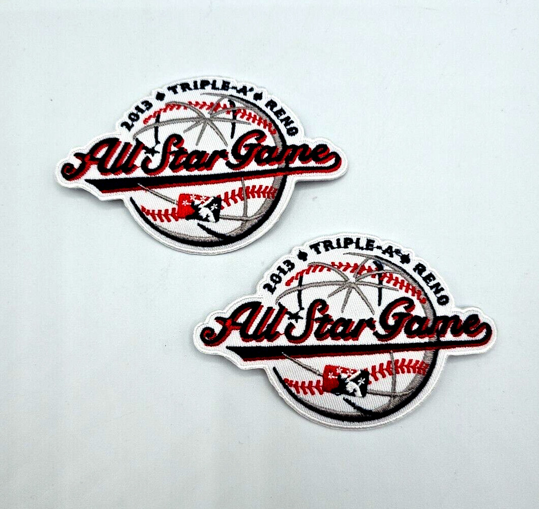 2x - 2013 Triple-A All Star Game Pacific Coast League Reno Baseball Patch Jersey