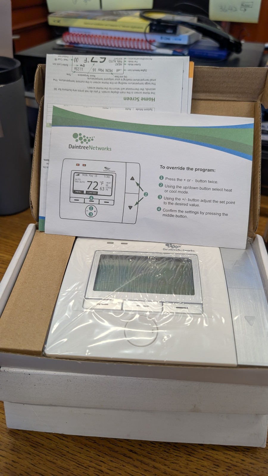 Daintree Networks Wireless Thermostat Model: WTS10