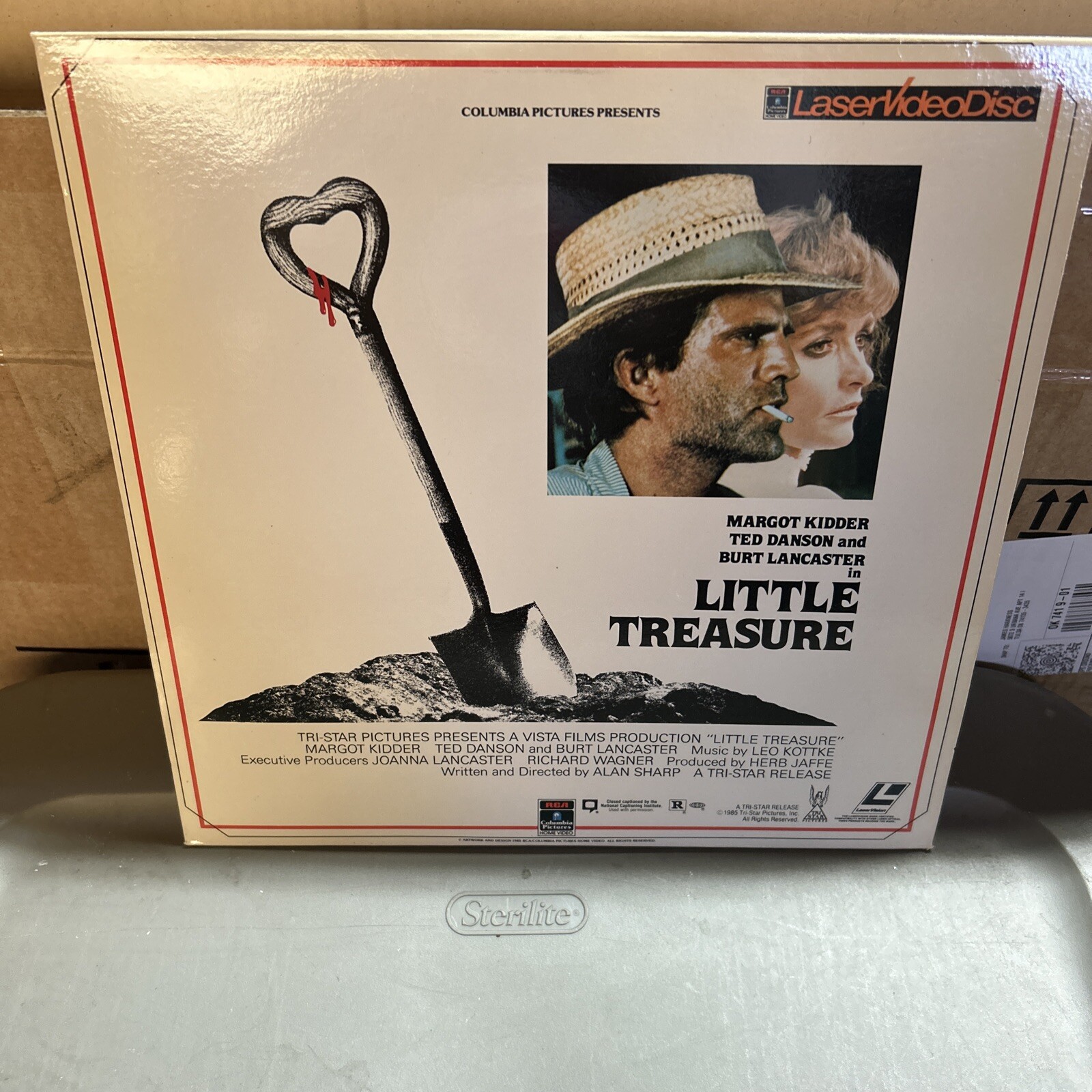 Little Treasure Laserdisc LD Ted Danson Burt Lancaster