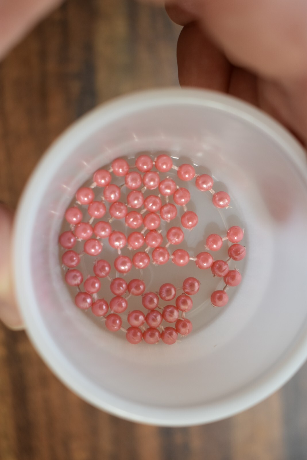 30 Medium 1/8"  PINK SHRIMP Plastic Mono Eyes for Fly Tying