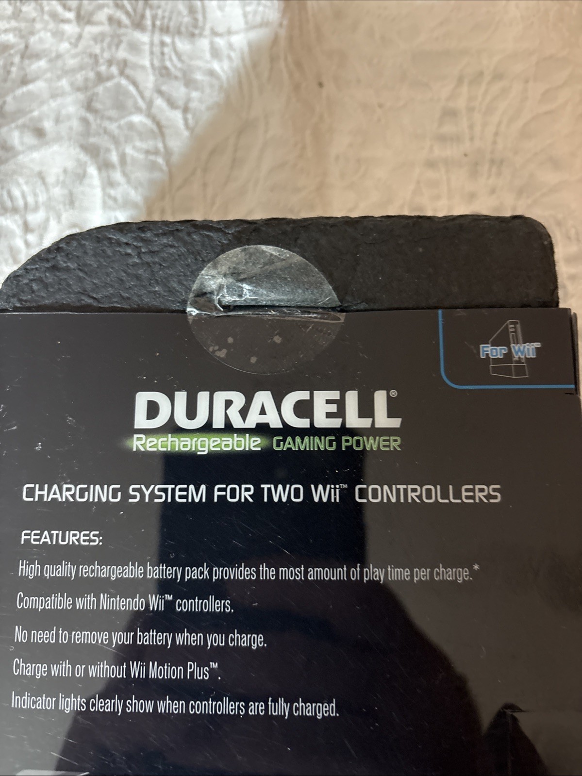 Duracell Rechargeable Gaming Universal Charging System For 2 Wii Controllers