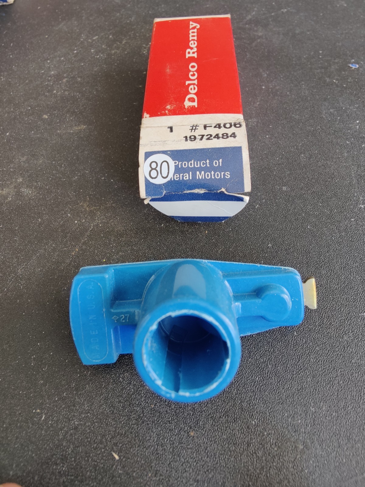 NOS OEM Delco Remy Distributor Rotor F406 1972484 fits 1957-89 Ford models