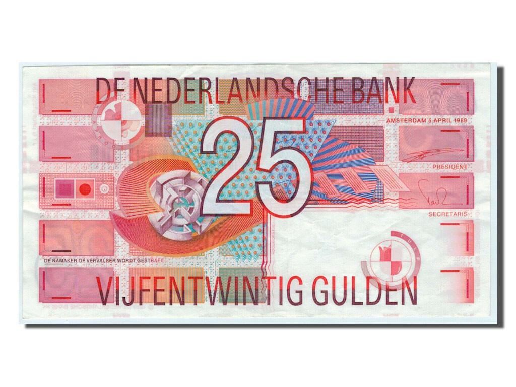 [#83415] Banknote, Netherlands, 25 Gulden, 1999, AU(55-58)