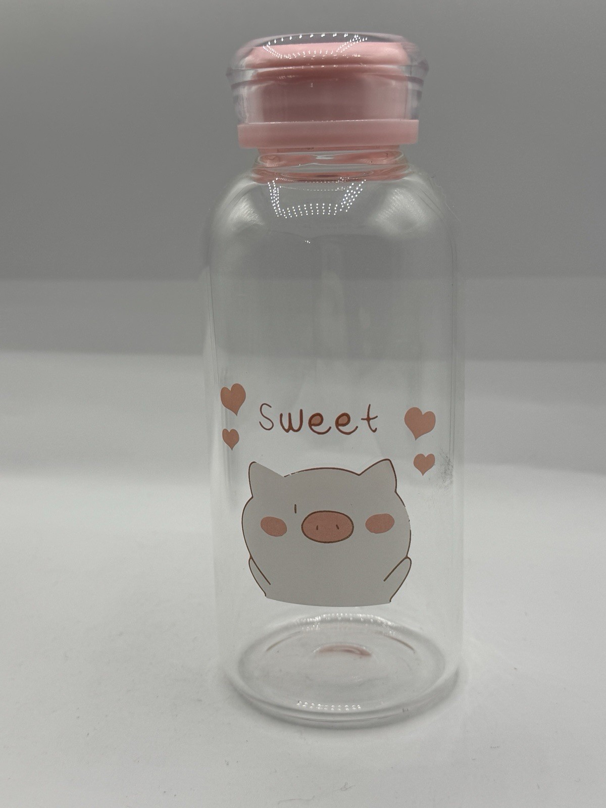 Glass Bottles With Lids Glass Water Bottle 7” Baby Milk Glass Bottles