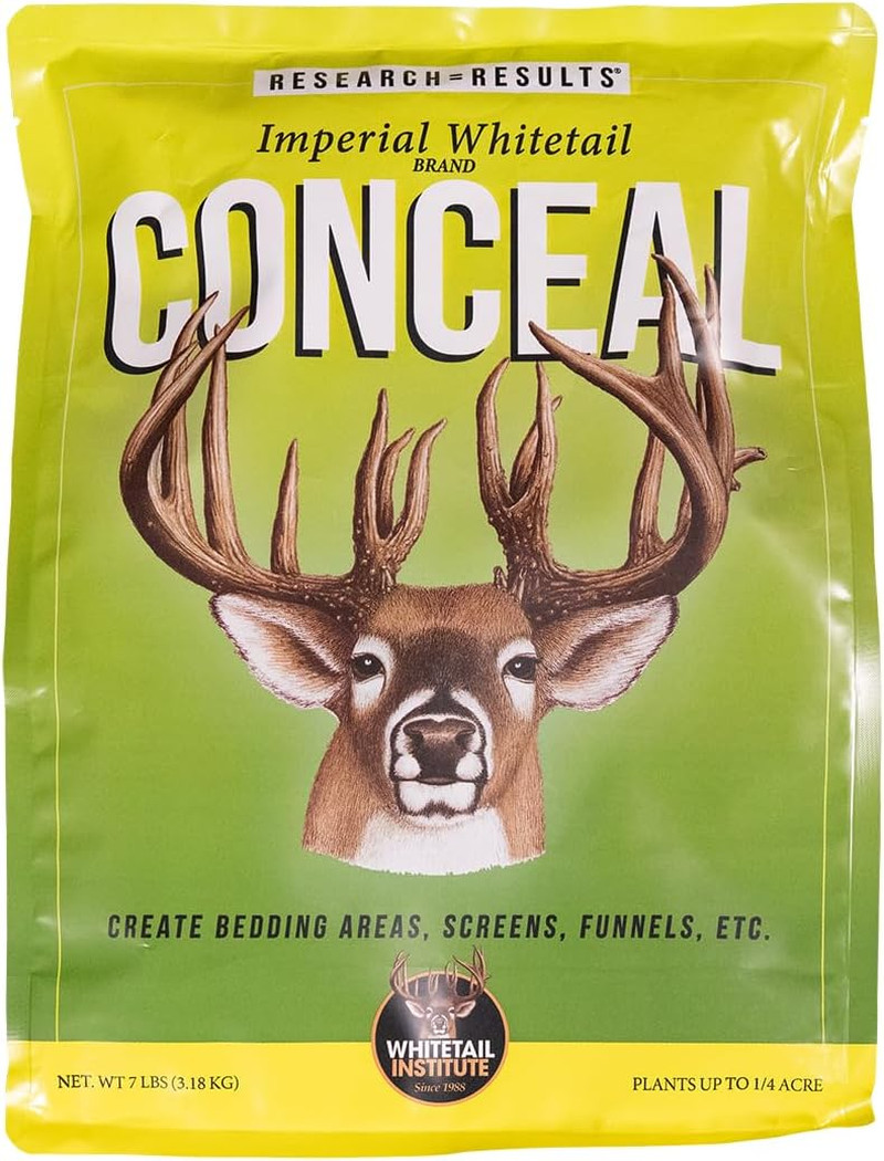Conceal Deer Food Plot Seed for Spring Planting - Provides Tall, Thick Cover for