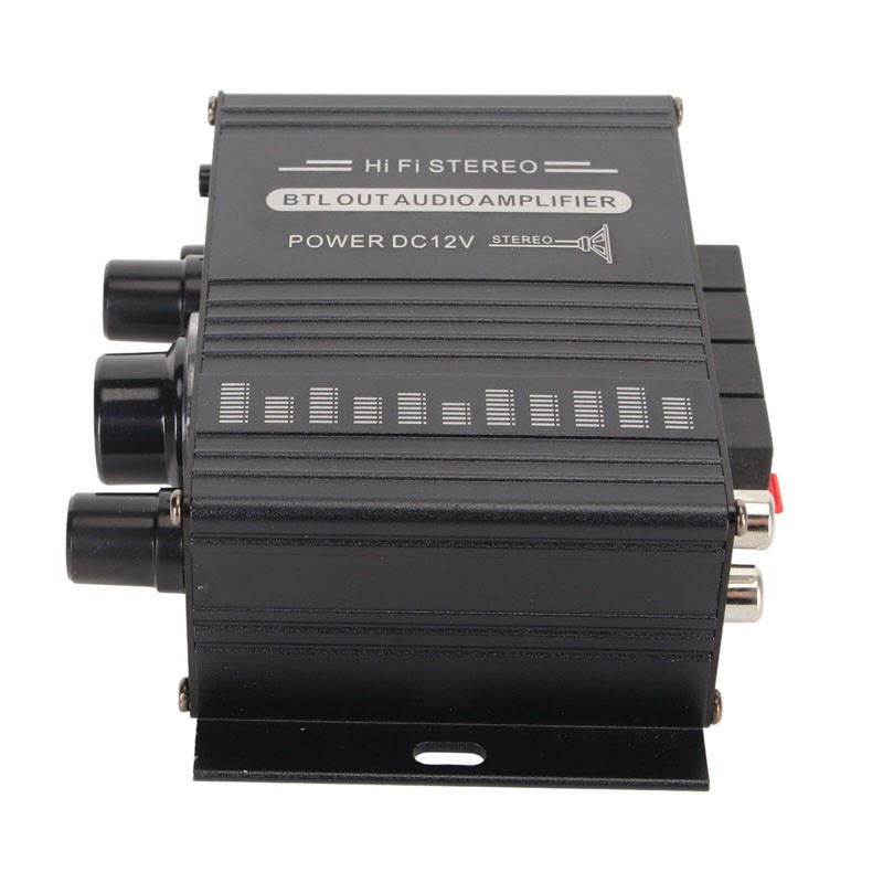 400W AK170 2 Channel Mini HIFI Power Amplifier Audio Stereo Amp Home Car FM Bass