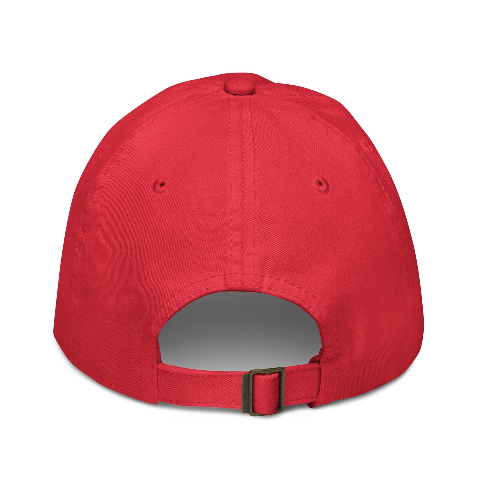 Jeep Wave Cap Adjustable Puff Embroidered Baseball Hat One Size Red