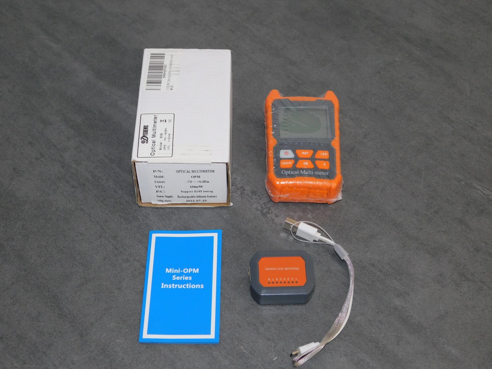 New Dyedemc Handheld Multi Optical Meter Mini OPM 50B Fiber Optic Tester